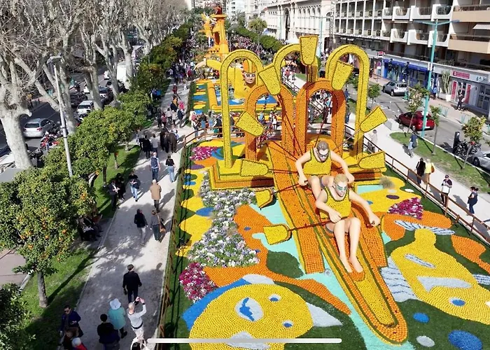 Lumineux Vue Et Jardin Exceptionnel 3 Etoiles Apartmán Menton