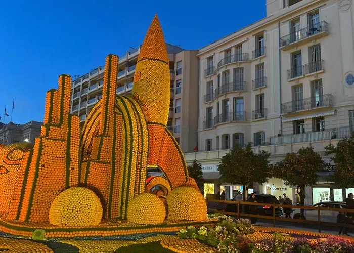 Apartmán Lumineux Vue Et Jardin Exceptionnel 3 Etoiles Menton